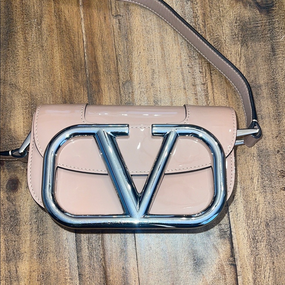 AUTHENTIC VALENTINO PATENT CROSSBODY